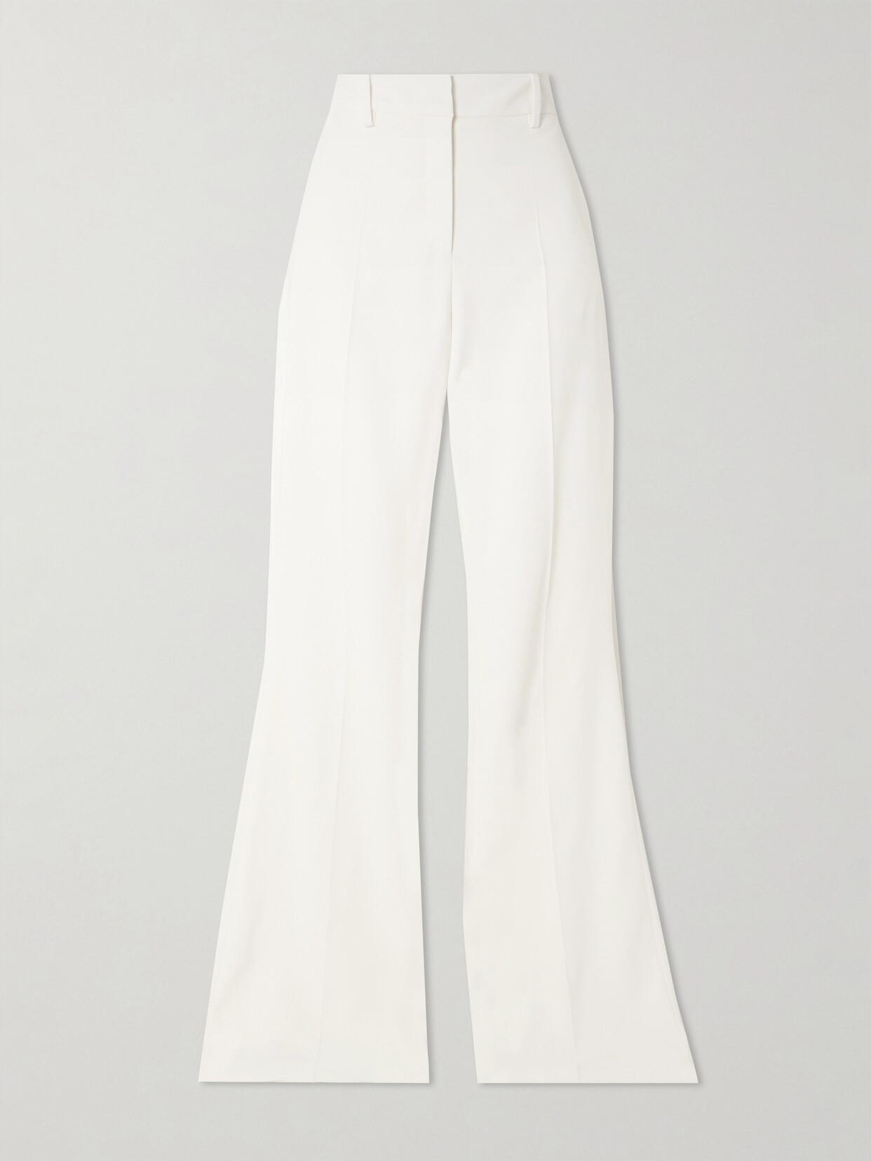 Balmain Stretch-crepe Wide Leg Pants - White