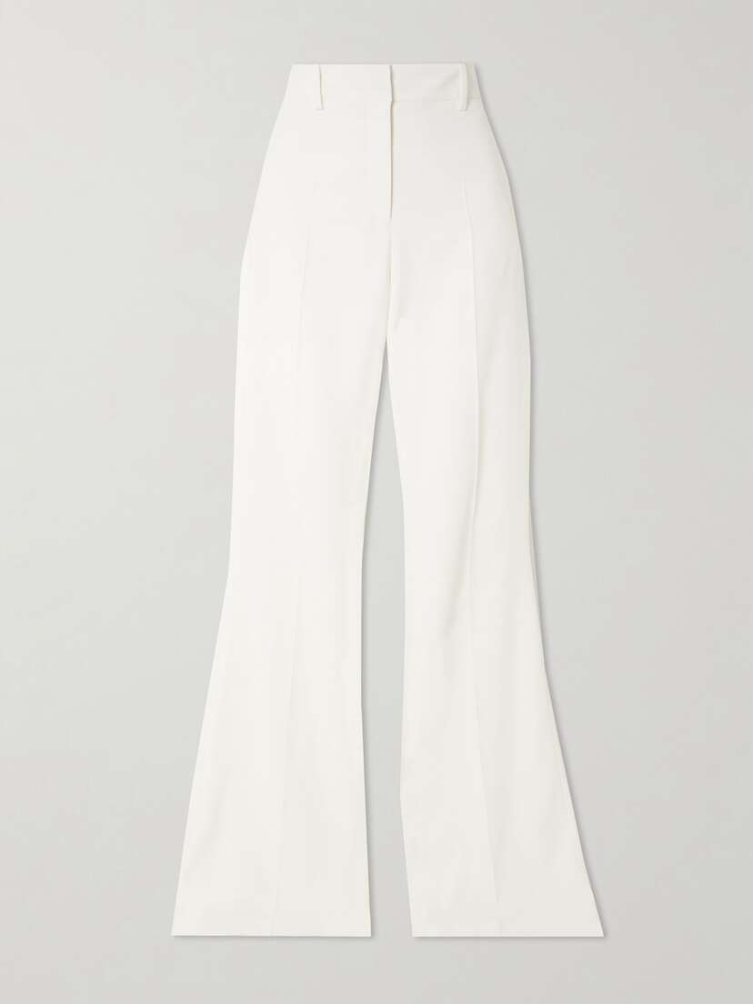 Balmain Stretch-crepe Wide Leg Pants