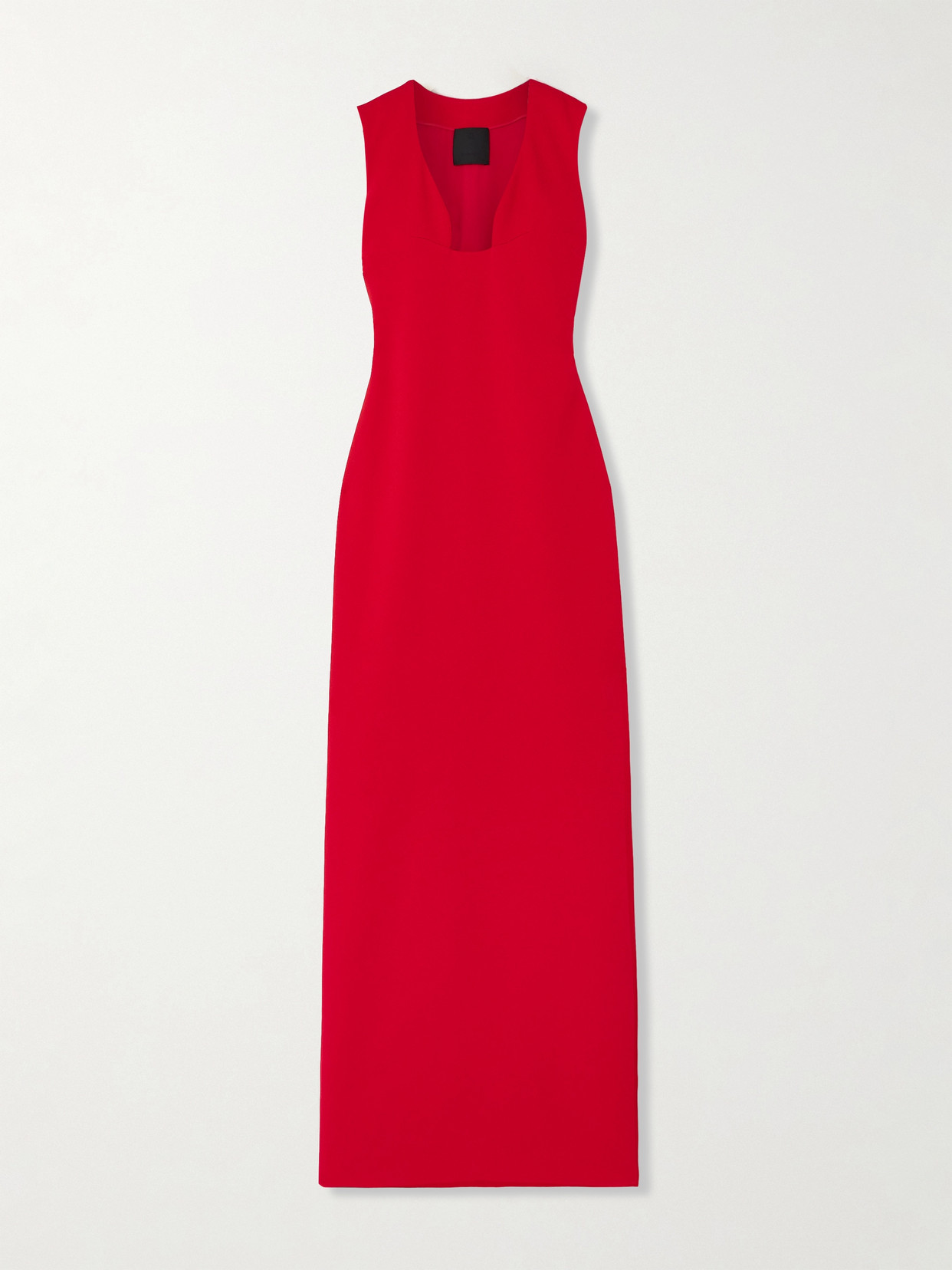 Shop Givenchy Crepe Gown In Red