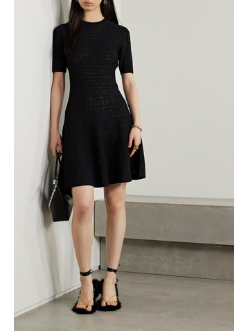 Givenchy Jacquard-knit mini dress