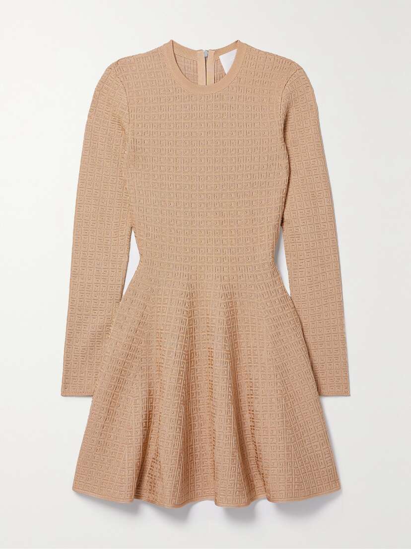 Givenchy Jacquard-knit Mini Dress