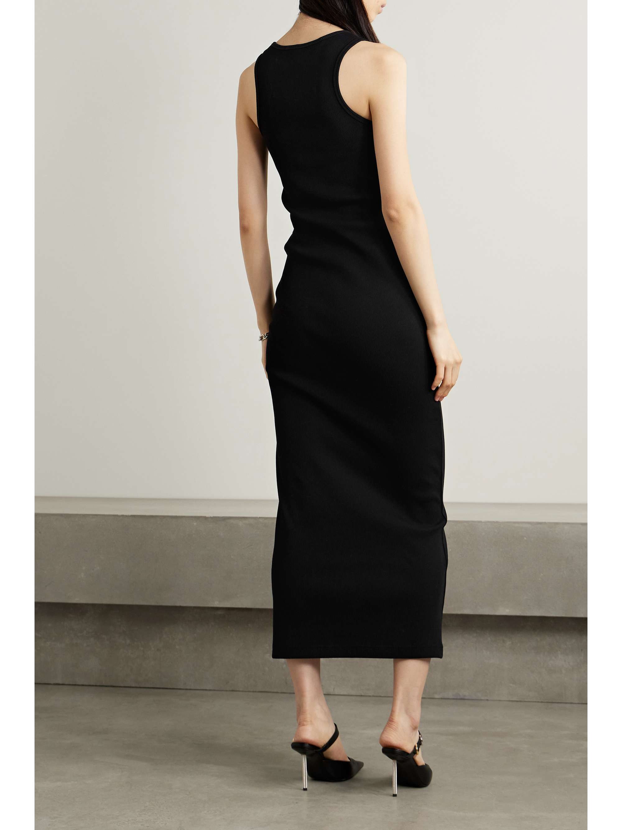 GIVENCHY Embellished ribbed stretch-cotton midi dress | NET GIVENCHY Embellished ribbed stretch-cotton midi dress | NET
