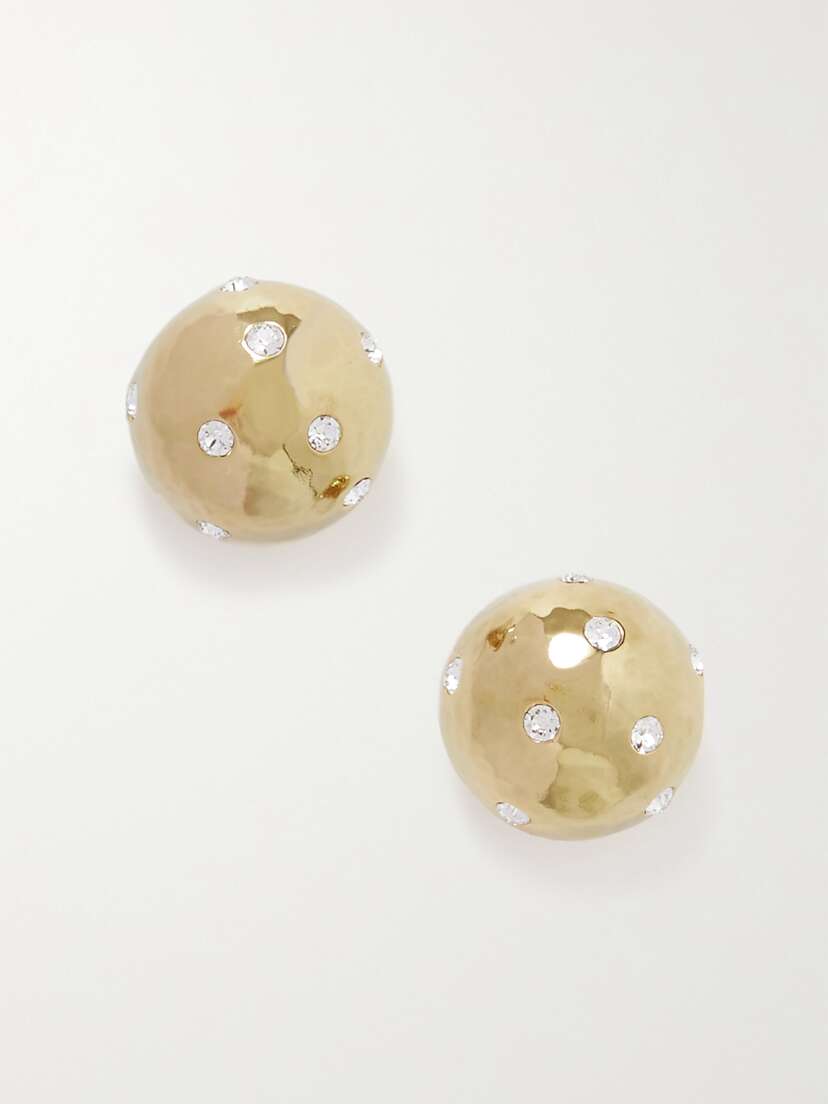 Saint Laurent tone Crystal Earrings