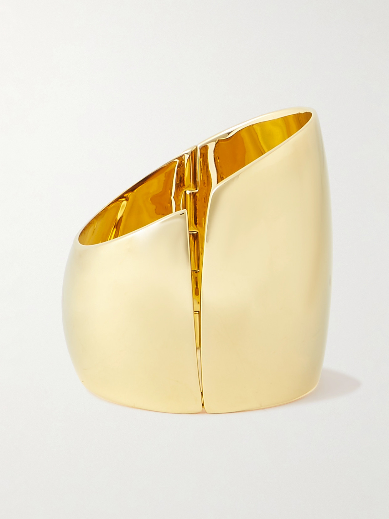 SAINT LAURENT Gold-tone Cuff - L