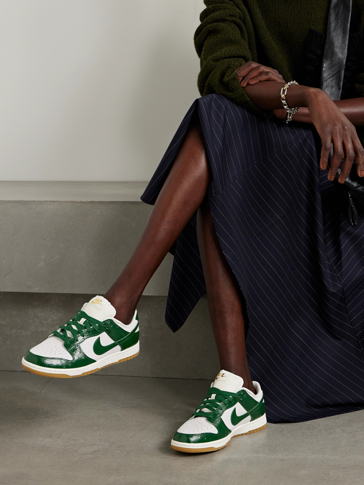 Nike Gender Inclusive Dunk Low Lx Sneaker In Green