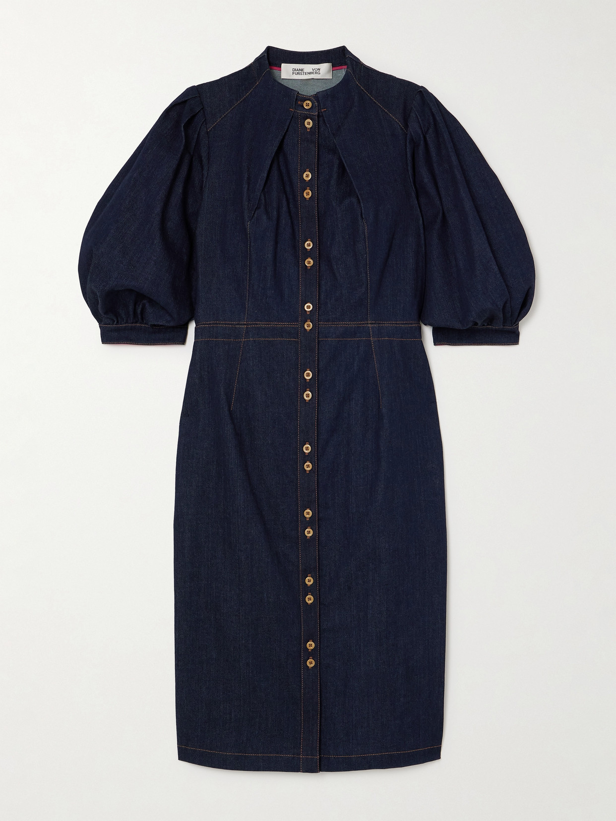 Diane von Furstenberg - Perla Denim Dress - Blue