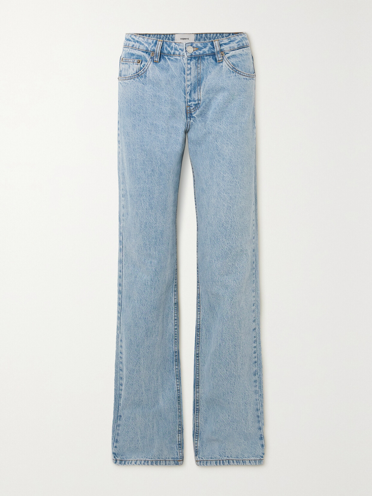 Coperni - High-rise Straight-leg Jeans - Blue