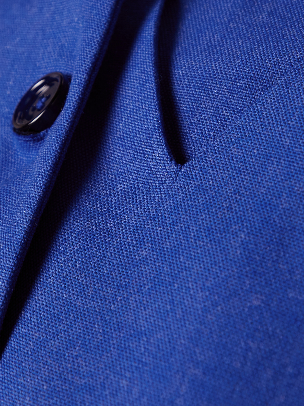 Coperni Single-breasted Wool Jacket In Blue