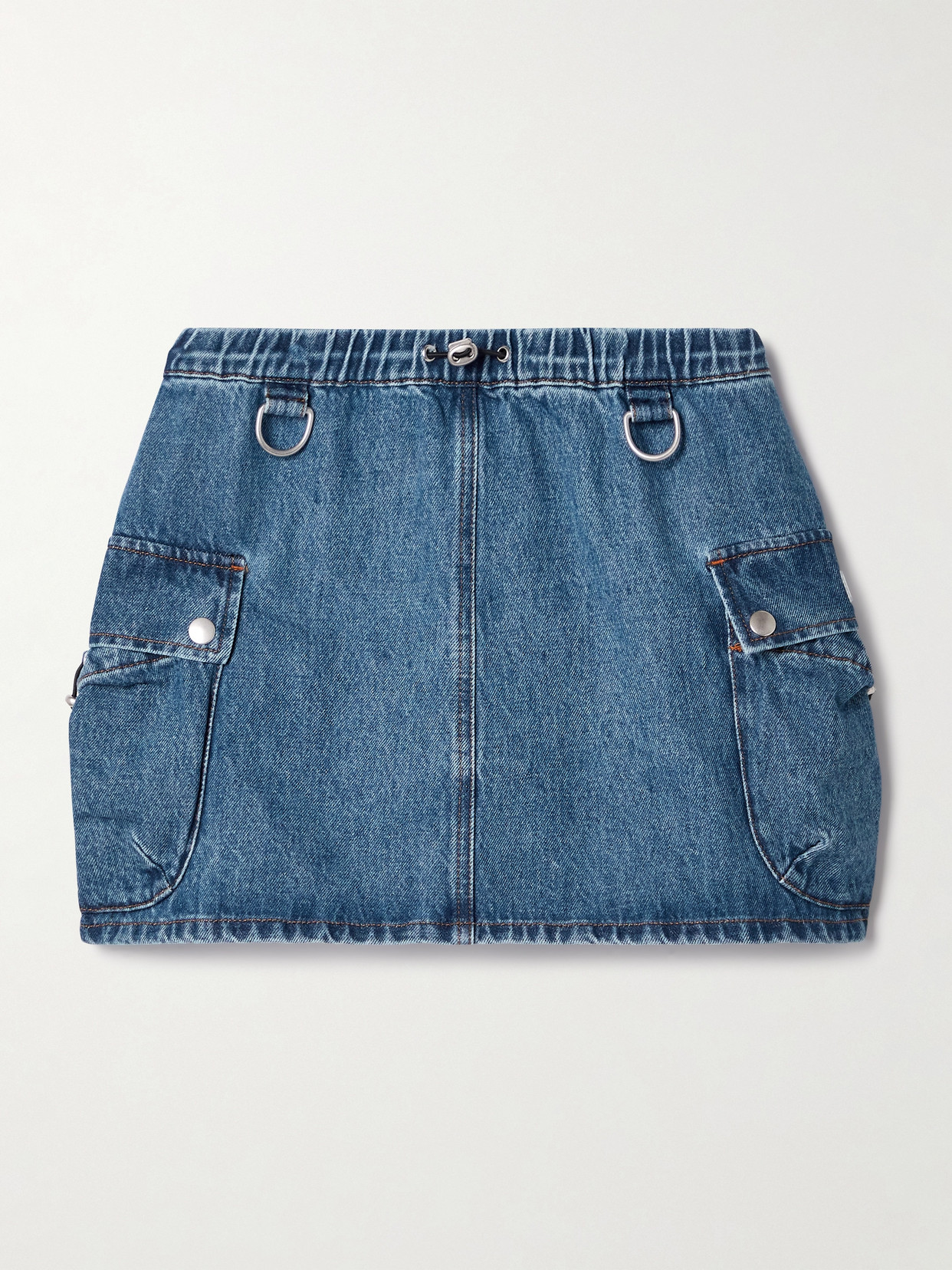 Coperni - Denim Cargo Mini Skirt - Blue