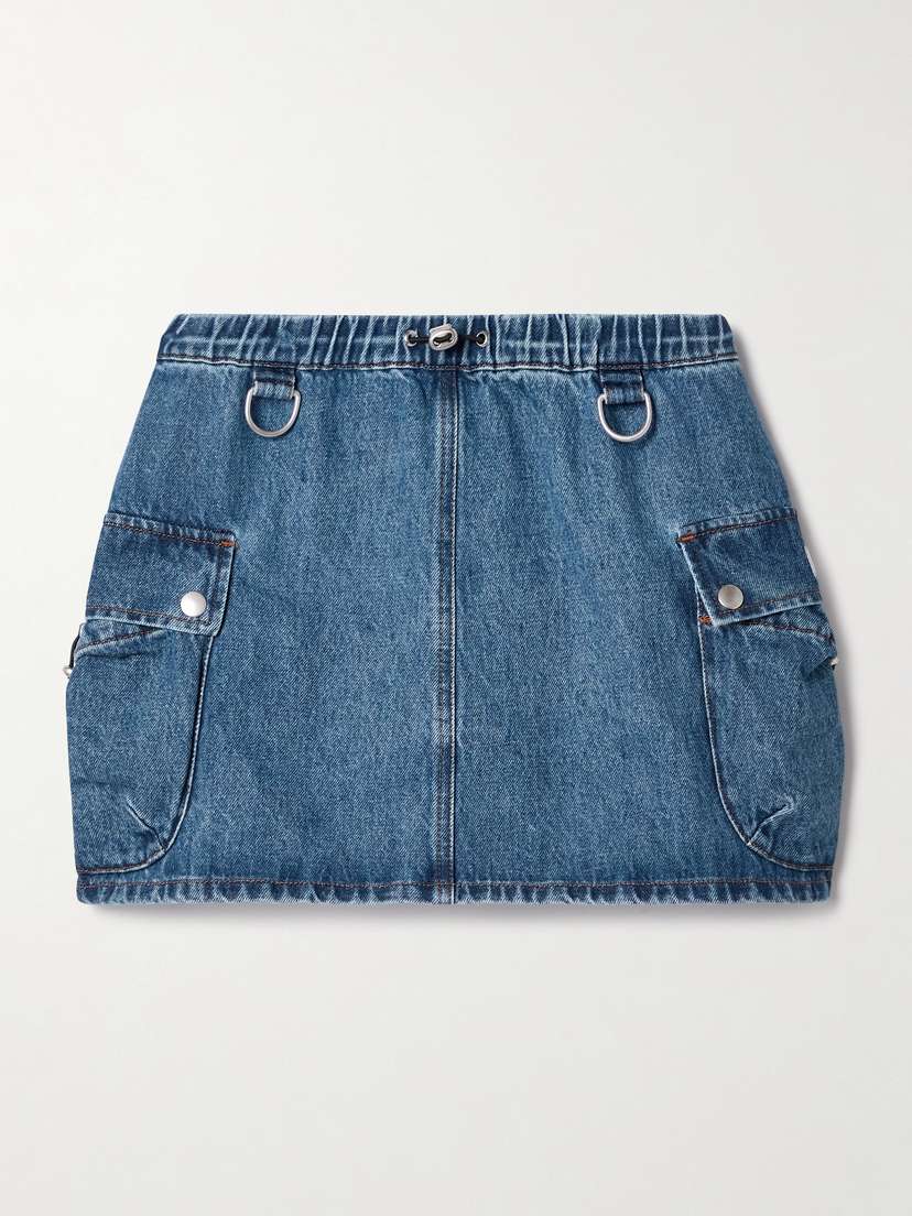 Coperni Denim Cargo Mini Skirt