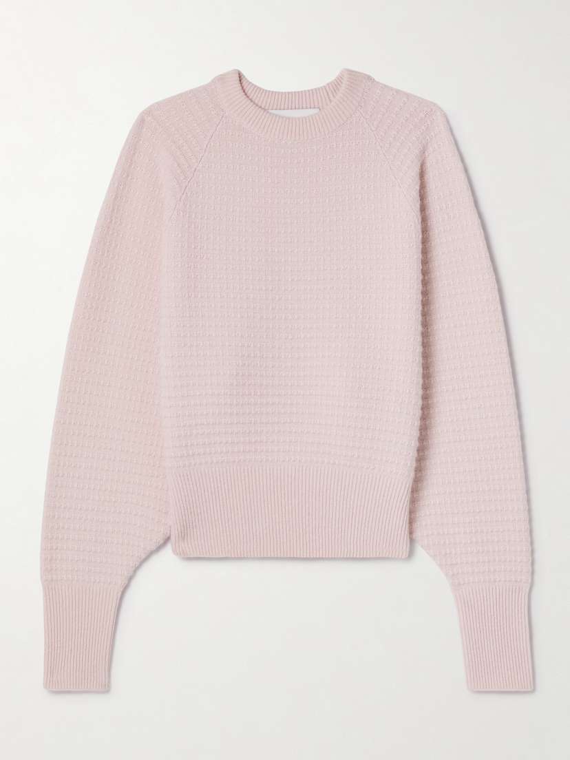SASUPHI Waffle-knit Merino Wool And Cashmere-blend Sweater