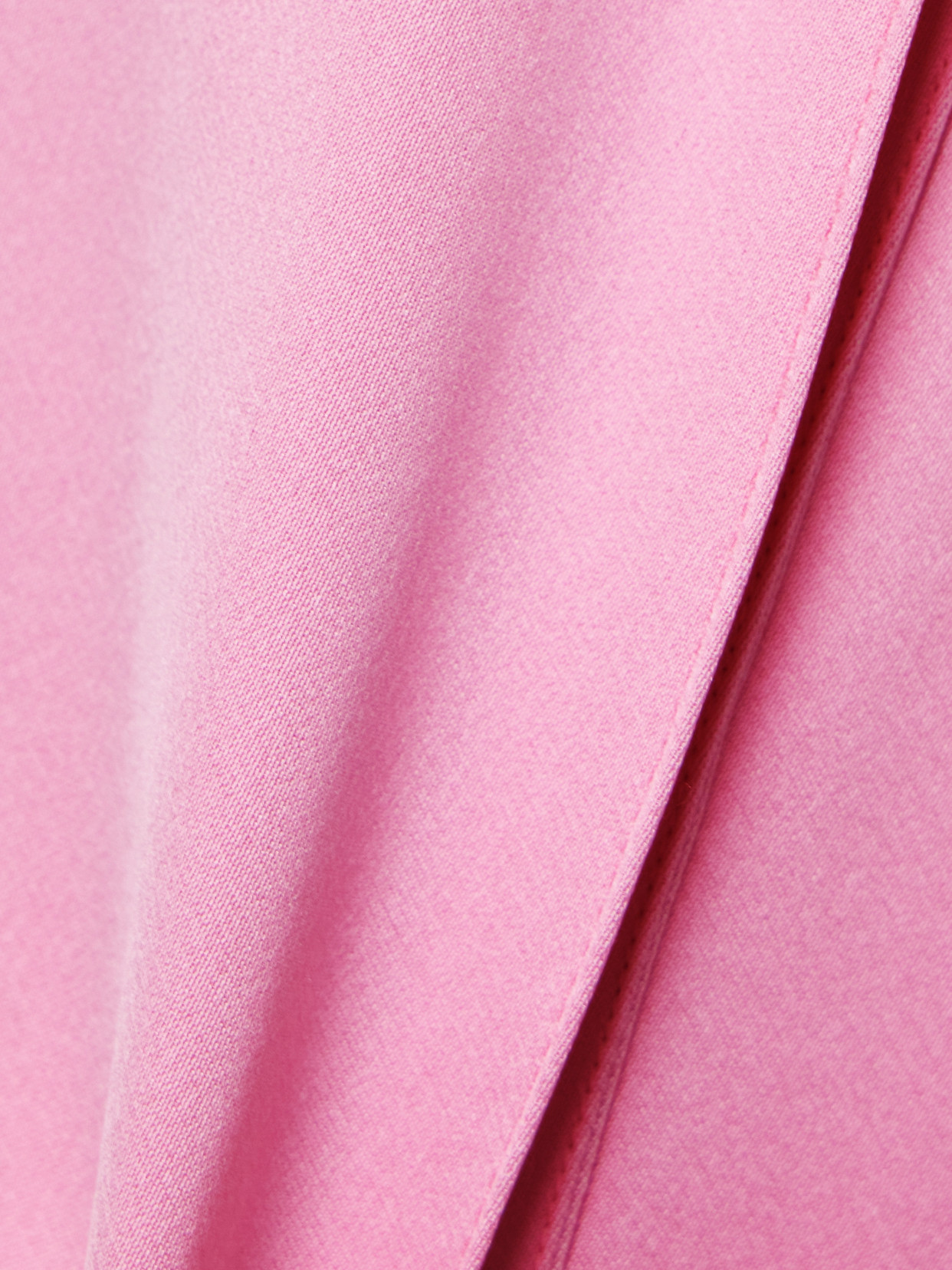 Sasuphi Adriana Satin-trimmed Silk-blend Straight-leg Pants In Pink