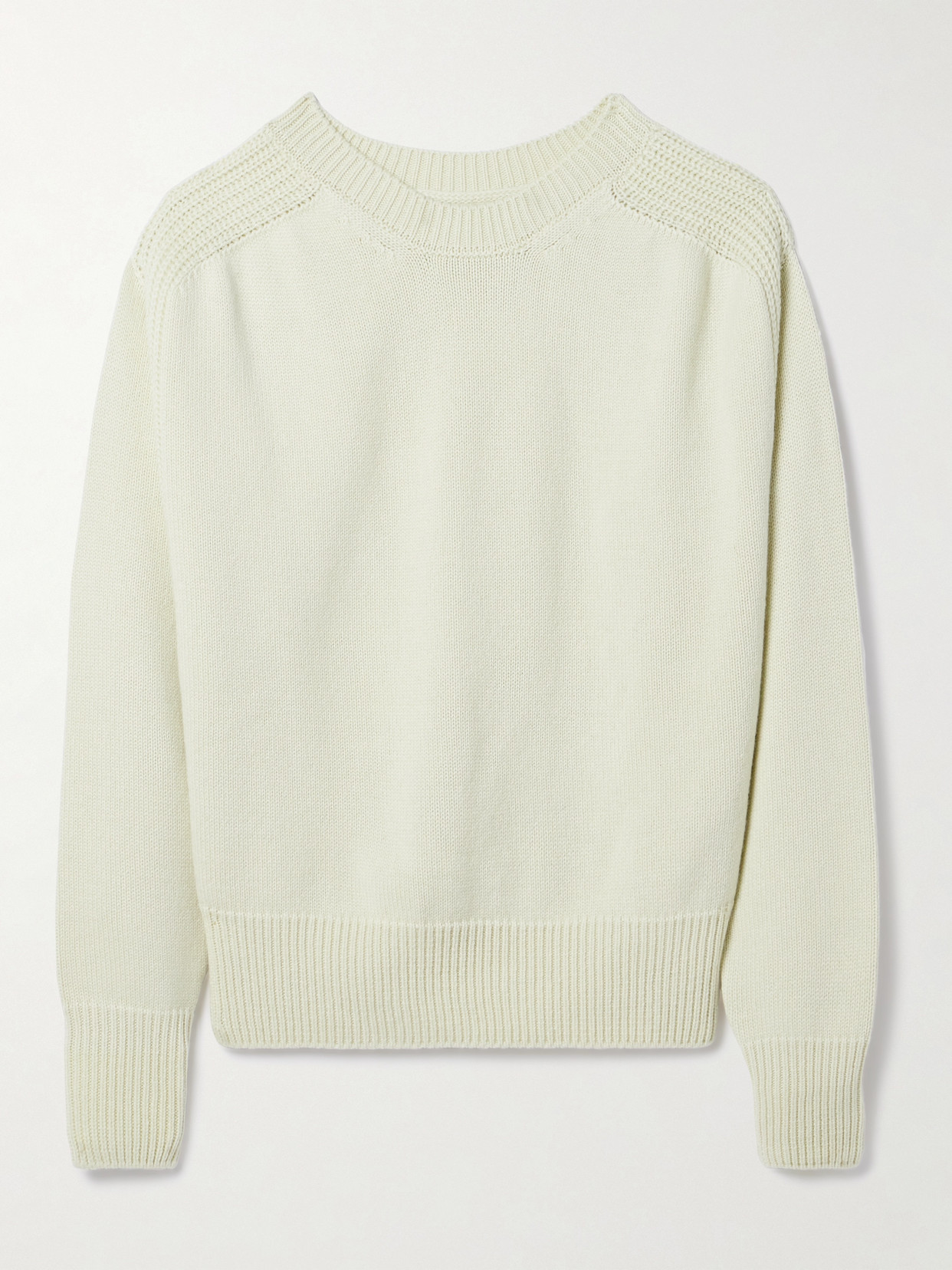 Sasuphi Cutout Cashmere Sweater In Yellow