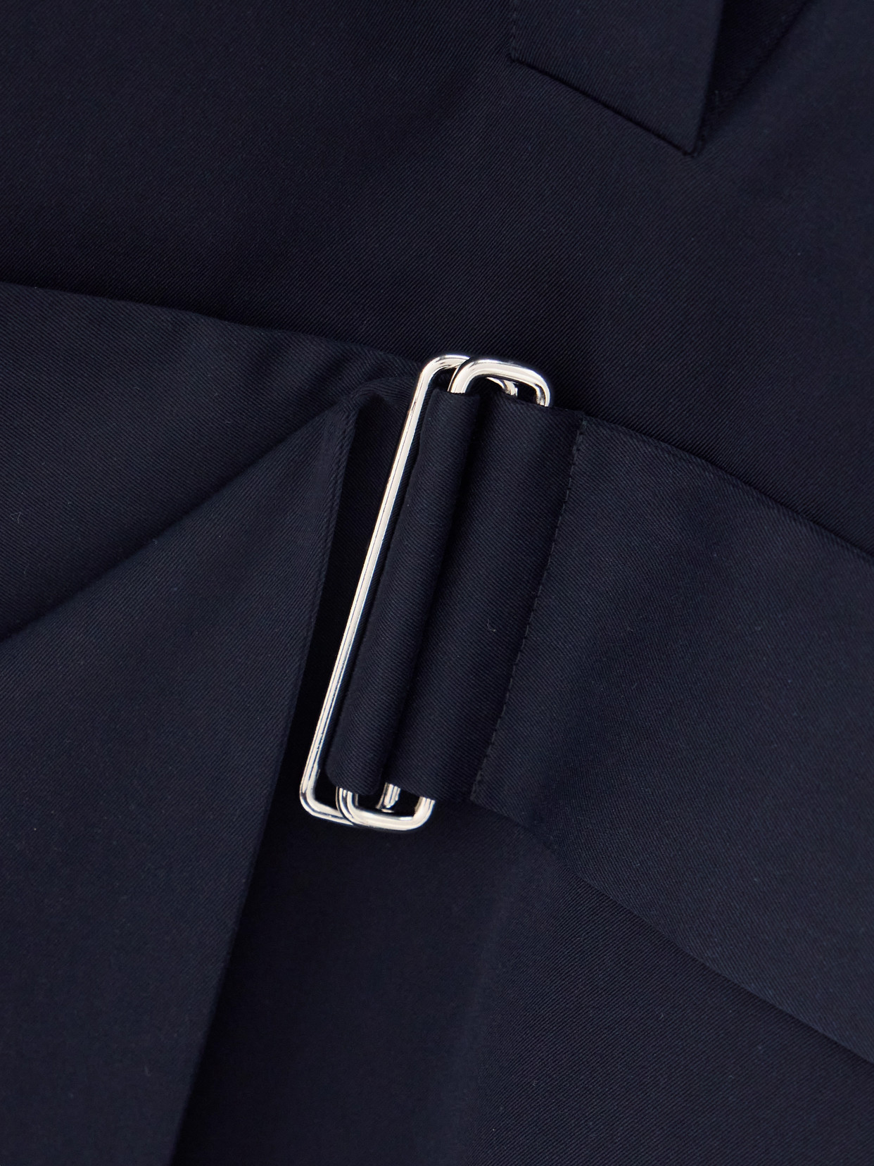 Sasuphi Francesca Belted Cotton And Silk-blend Maxi Shirt Dress In Blue