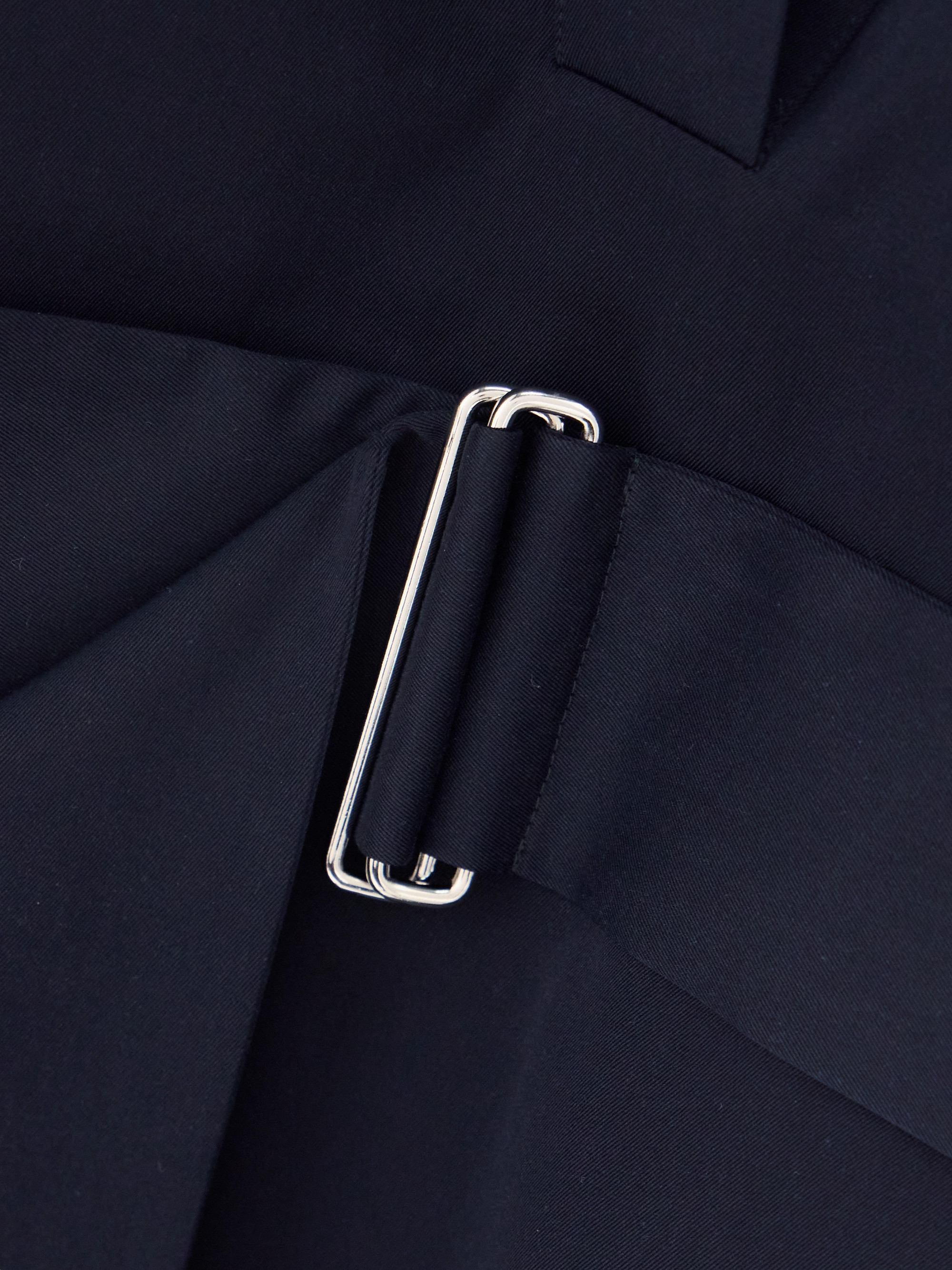 Sasuphi Francesca belted cotton and silk-blend maxi shirt dress