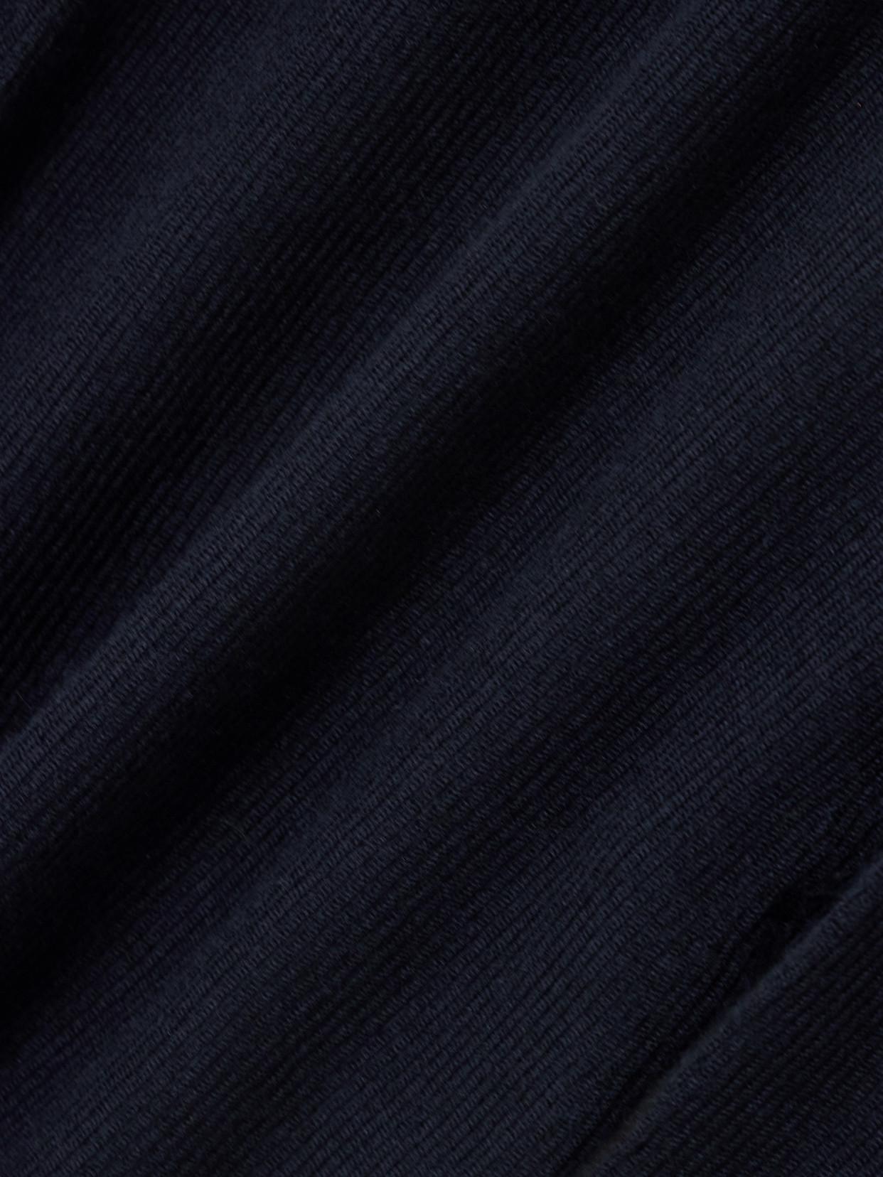 Sasuphi Ribbed Cashmere And Silk-blend Polo Shirt In Blue