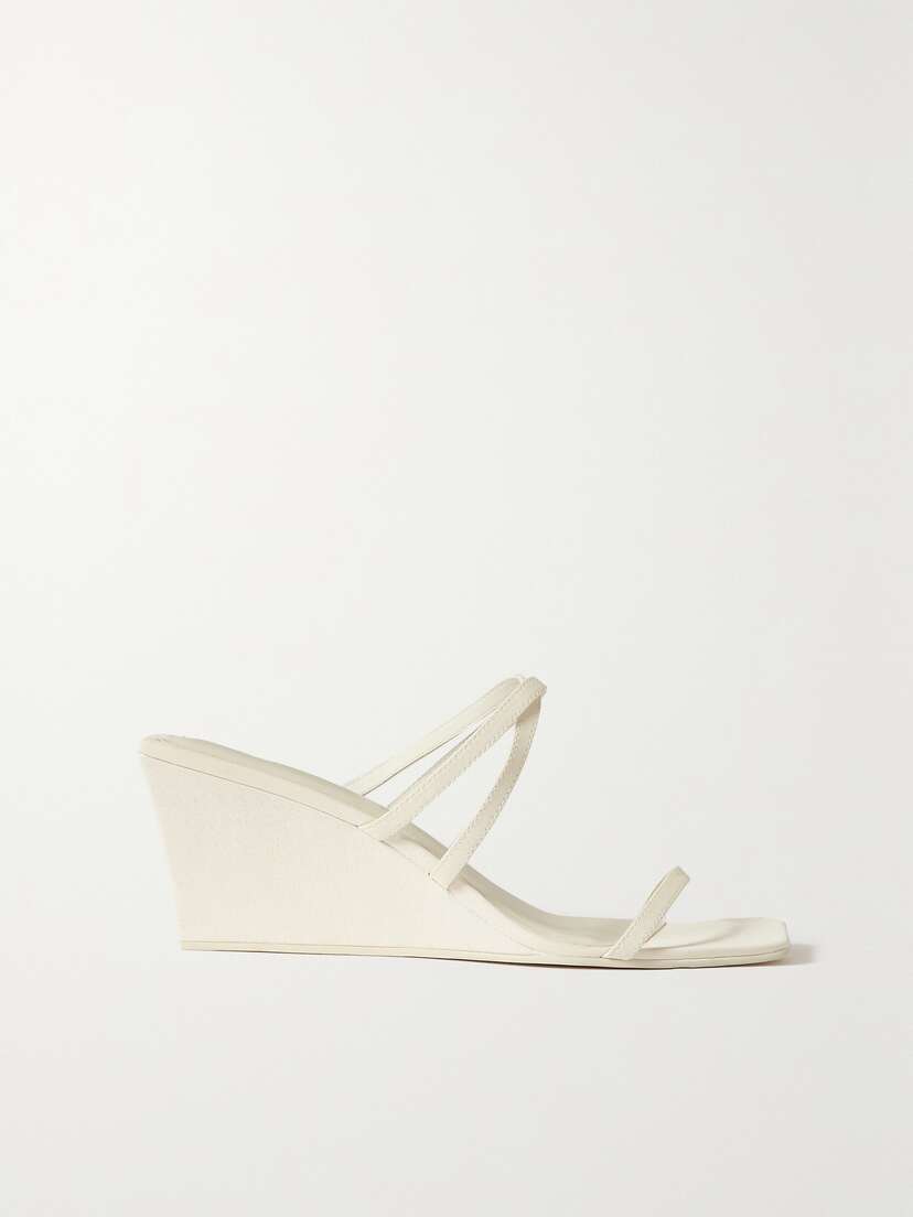 St. Agni + Net Sustain Wedge Sandals