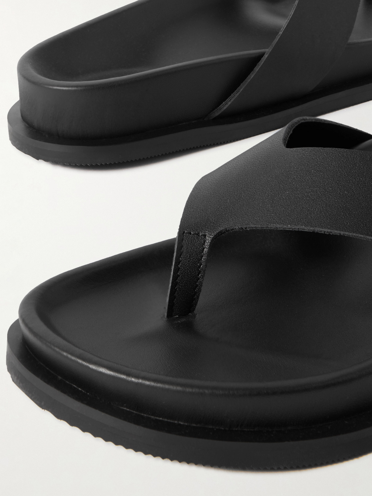 Thong Leather Flip Flops