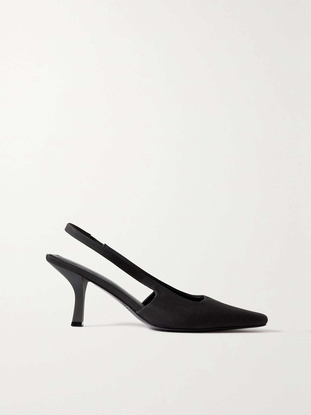 St Agni Paris Faille Slingback Pumps In Black