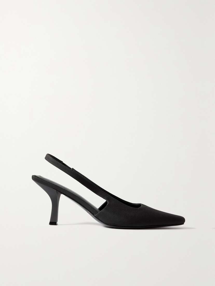St. Agni + Net Sustain Paris Faille Slingback Pumps - IT35