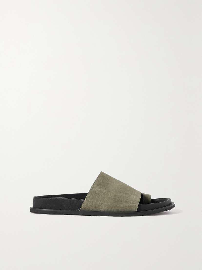 St. Agni + Net Sustain Loe Suede Slides