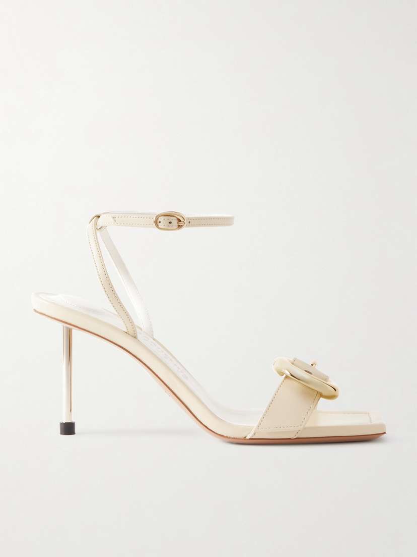 Jacquemus Regalo Embellished Leather Sandals