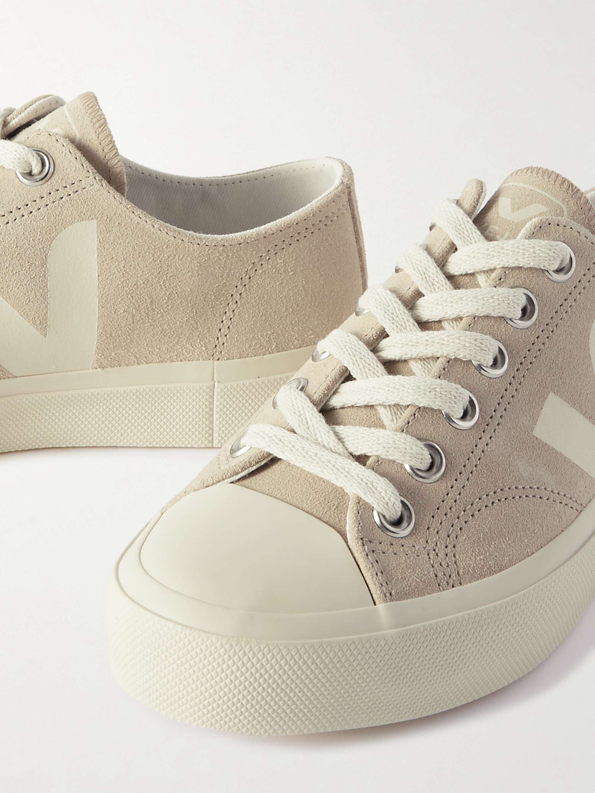 VEJA Wata II rubber trimmed suede sneakers NET A PORTER