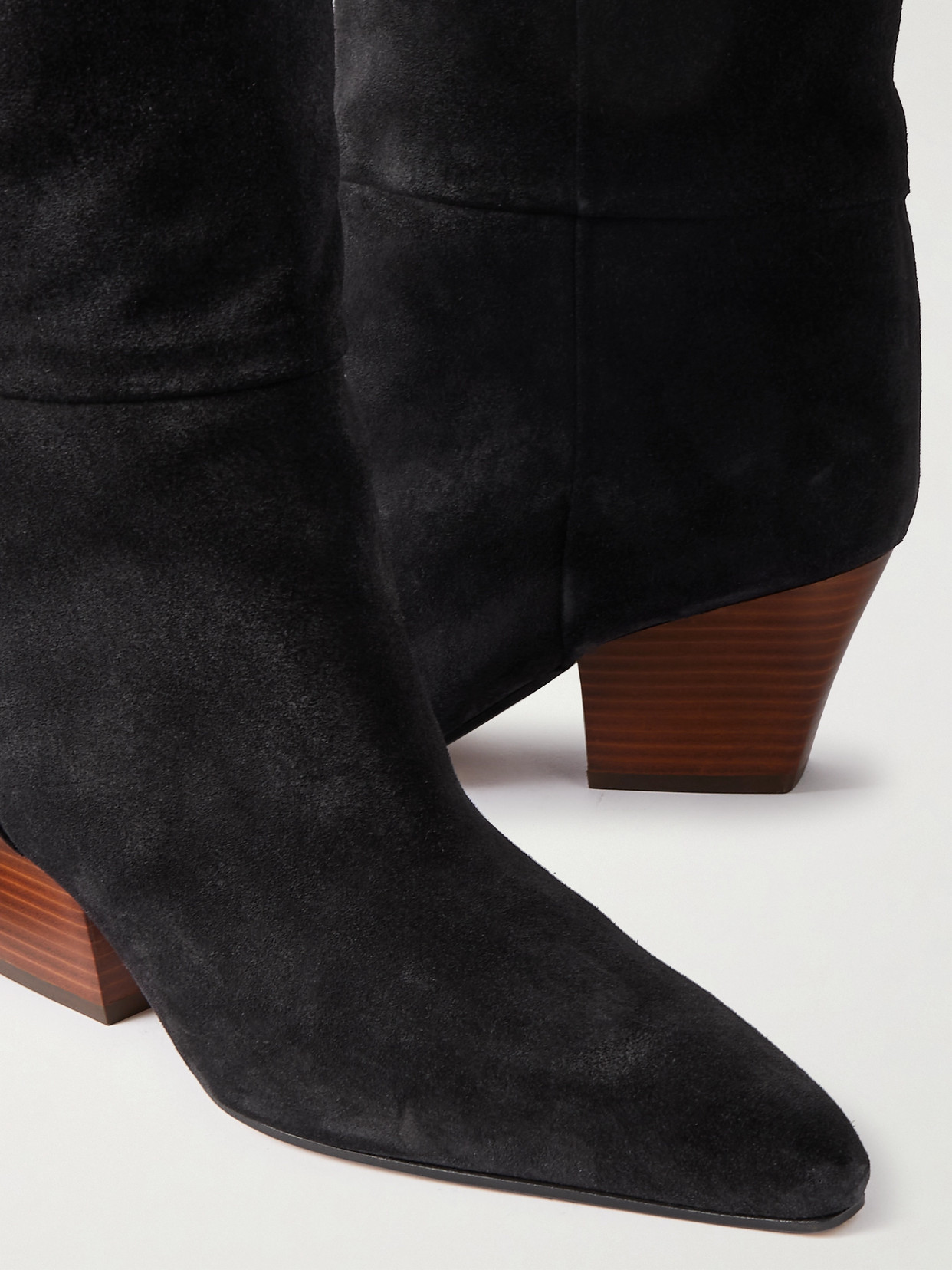 Jane Suede Knee Boots