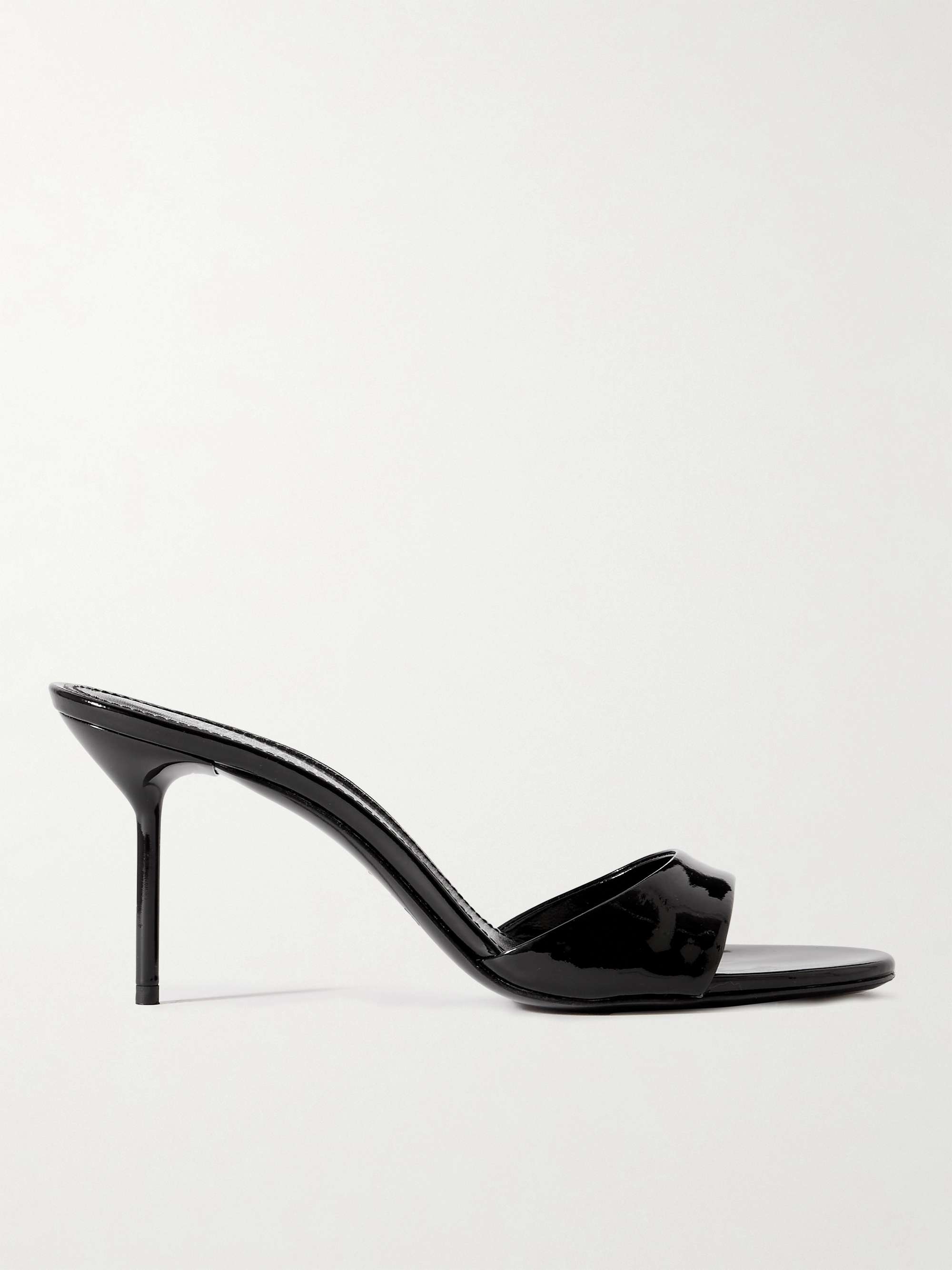 Patent leather hot sale mule heels