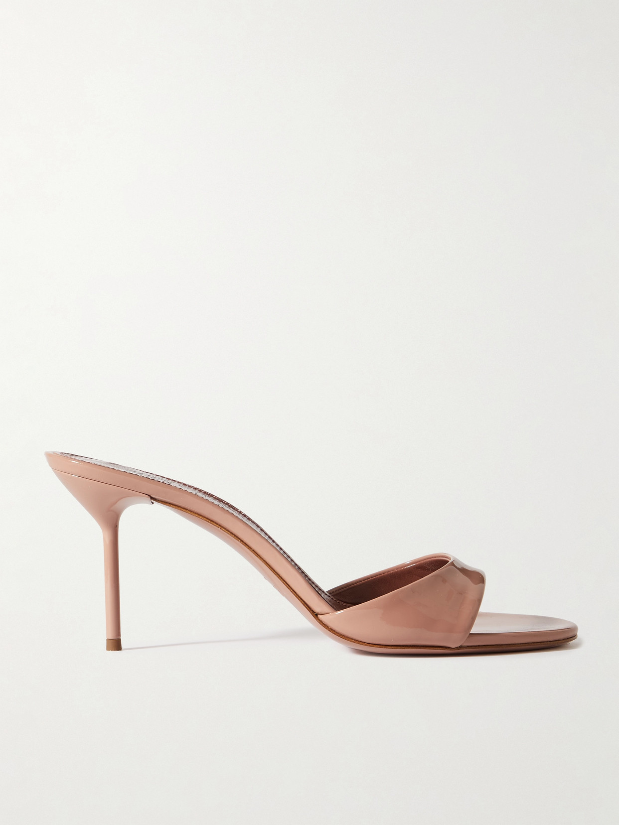 Shop Paris Texas Lidia Patent-leather Mules In Pink