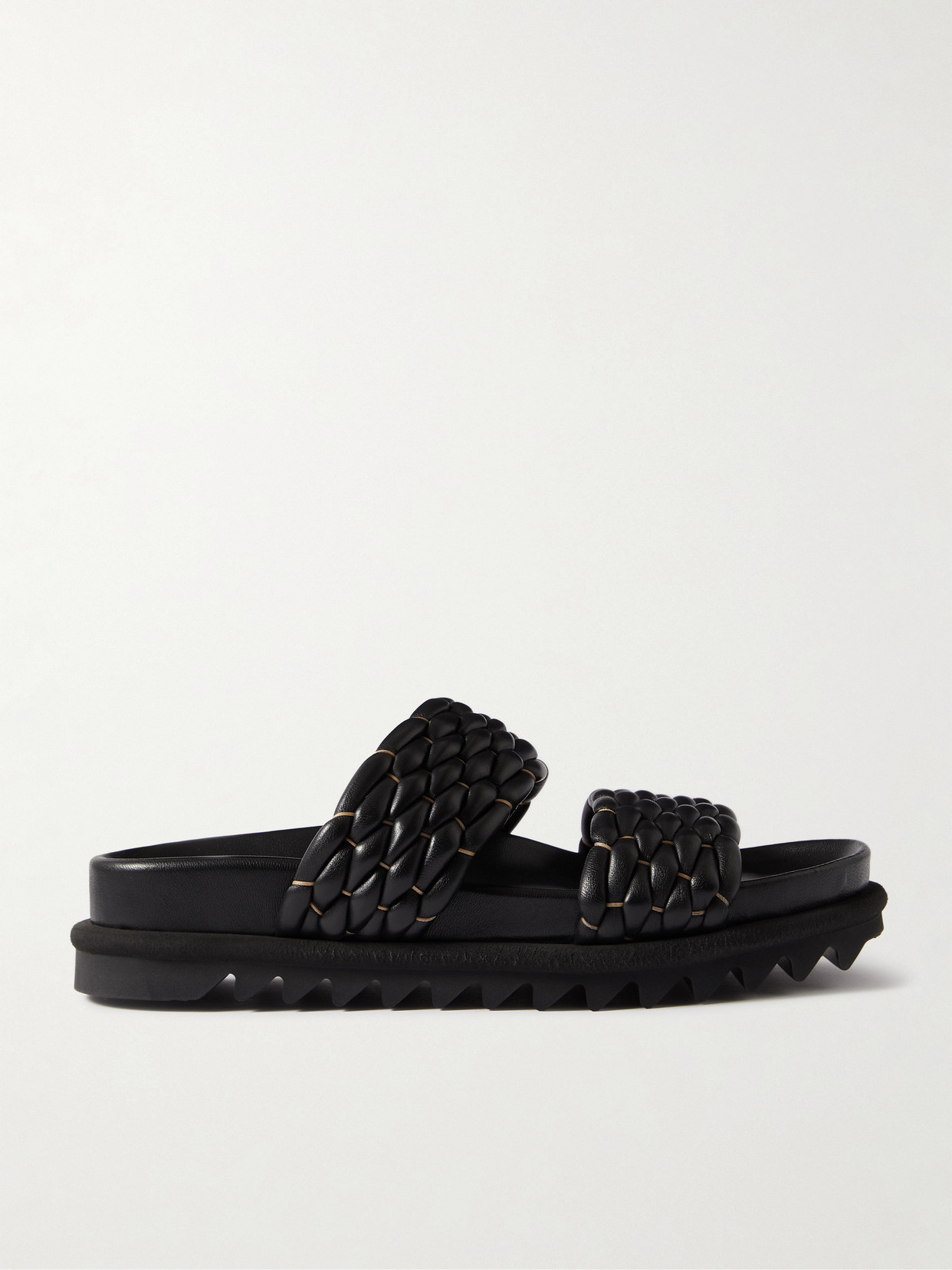 Dries Van Noten - Braided Leather Sandals - Black