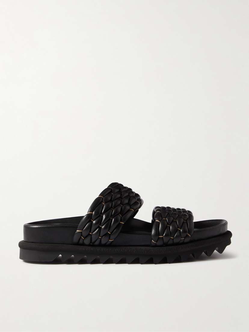 Dries Van Noten Braided Leather Sandals