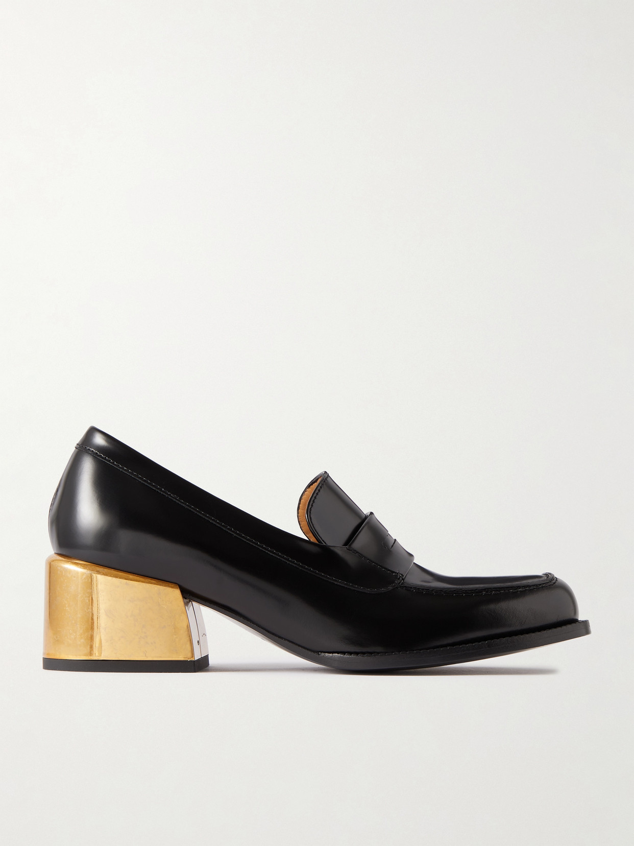 Shop Dries Van Noten Embellished Leather Loafers In Black