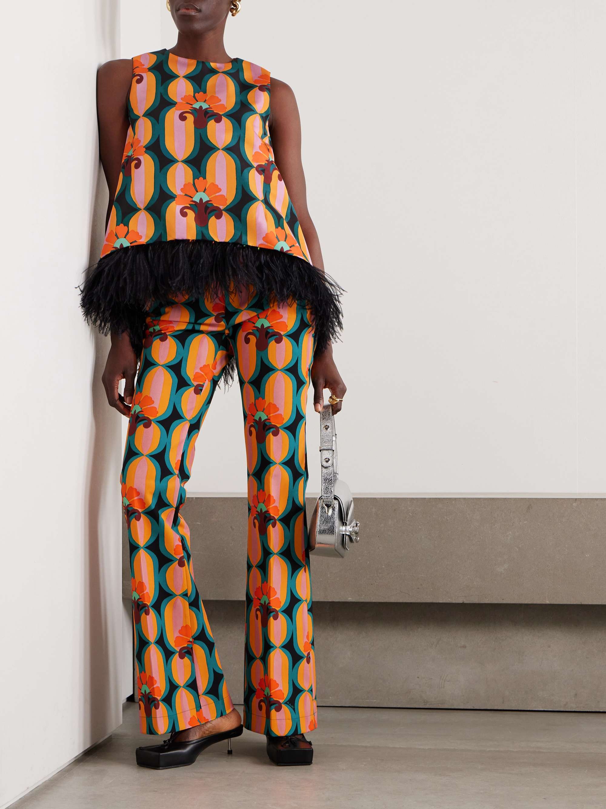 Printed night online pants