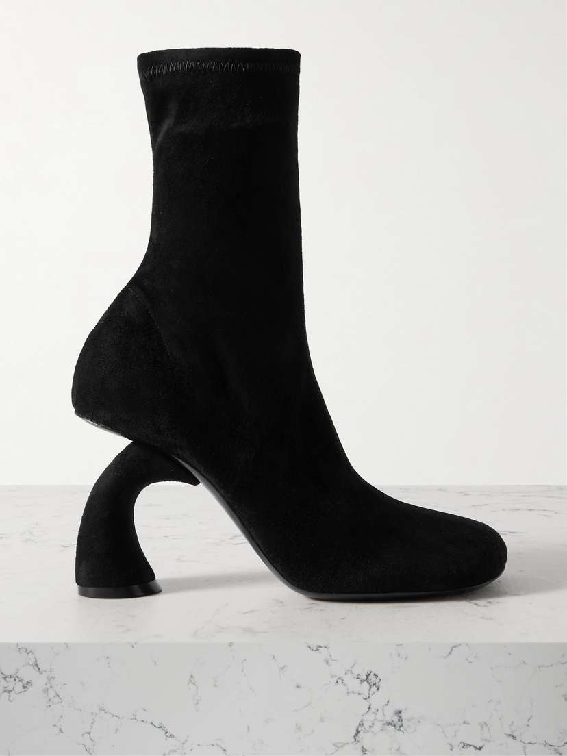 Dries Van Noten Suede Ankle Boots