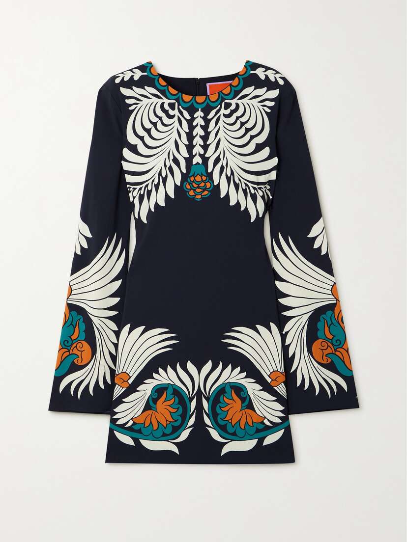 La DoubleJ Mini Supreme Printed Glossed-crepe Dress - xx large