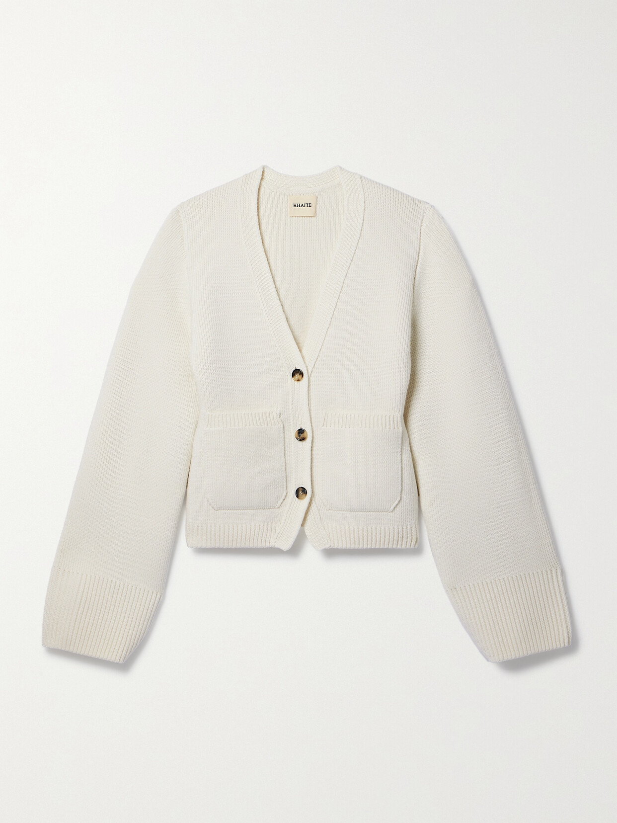 Shop Khaite Scarlet Cashmere Cardigan In Cream