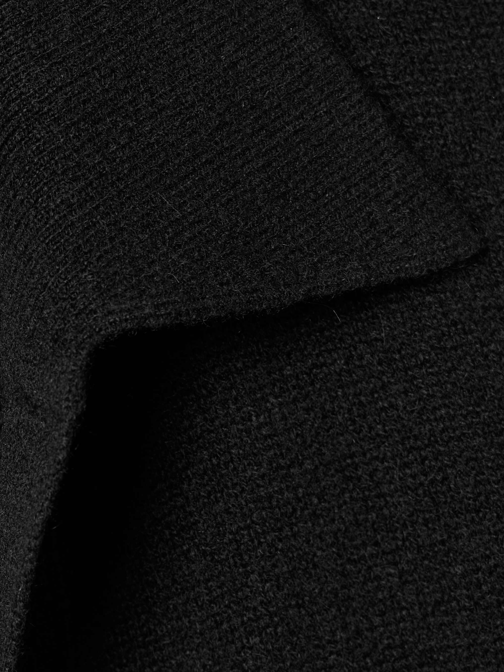 KHAITE Shrunken Jo cashmere-blend polo shirt
