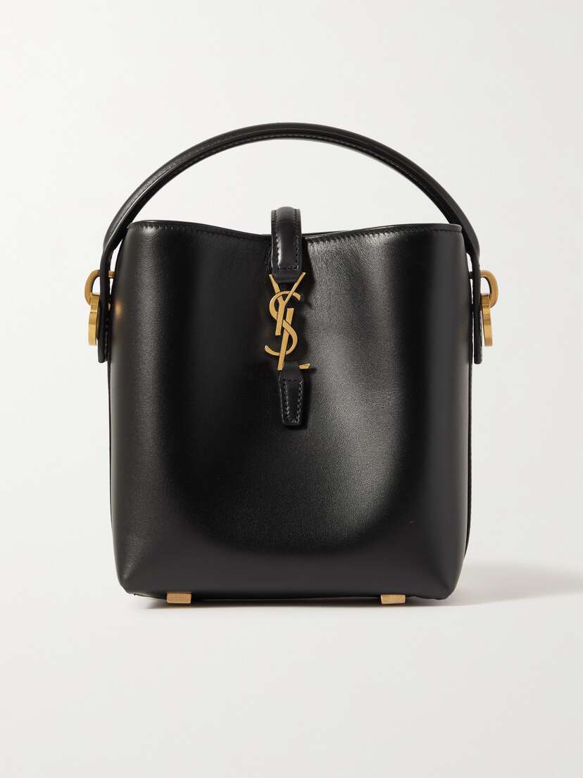 Saint Laurent Le 37 Mini Leather Bucket Bag