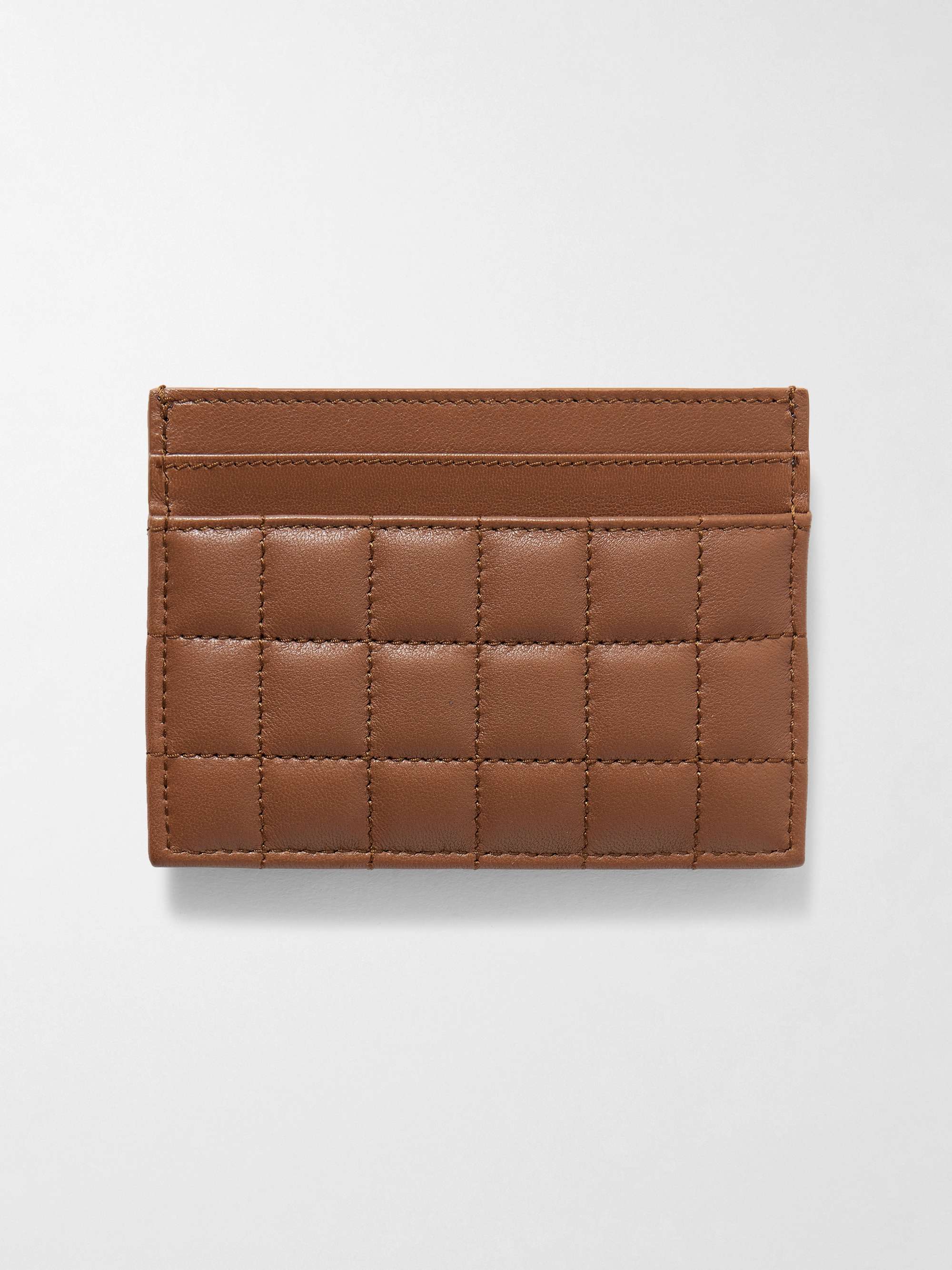 SAINT LAURENT Cassandre matelassé quilted leather cardholder