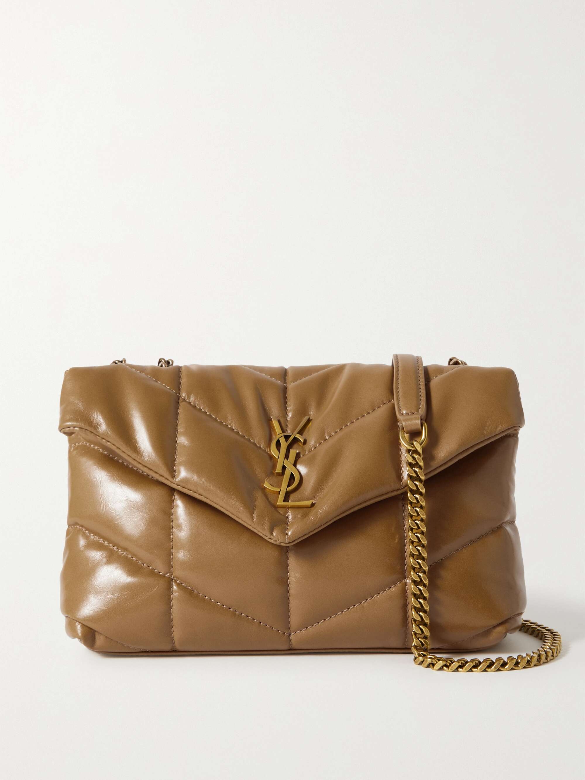 SAINT LAURENT Puffer Toy quilted leather shoulder bag | NET-A-PORTER