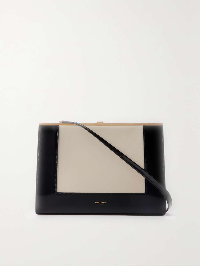 Saint Laurent Le Anne-marie Small Two-tone Leather Shoulder Bag