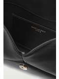 CASSANDRE CLUTCH 21 IN BLACK LAMBSKIN GOLD HARDWARE