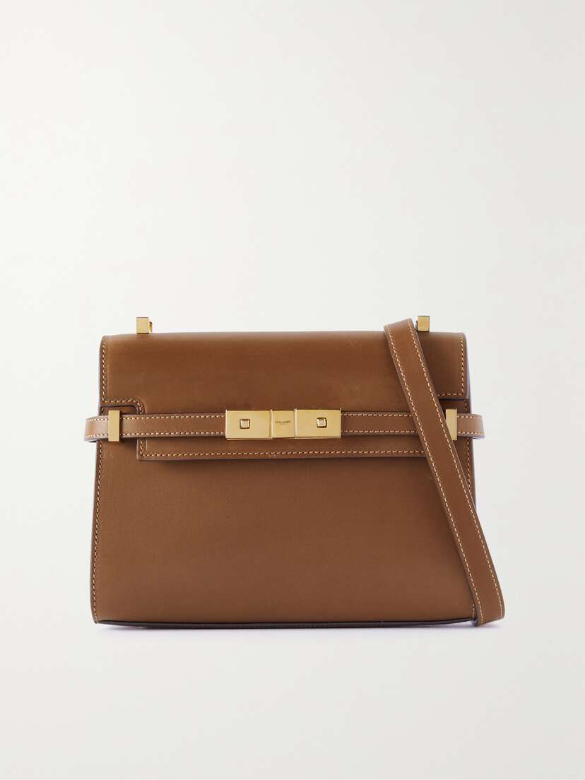 Saint Laurent Manhattan Mini Leather Shoulder Bag