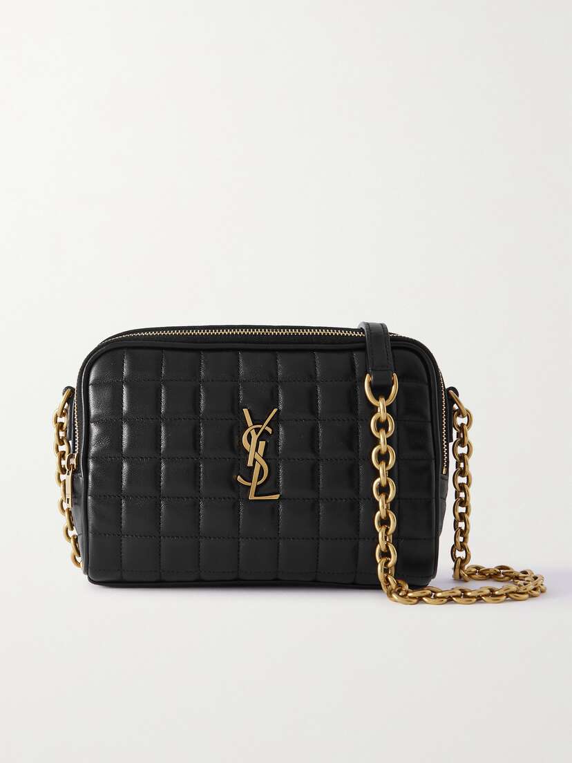 Saint Laurent Cassandre Mini Matelassé Leather Shoulder Bag