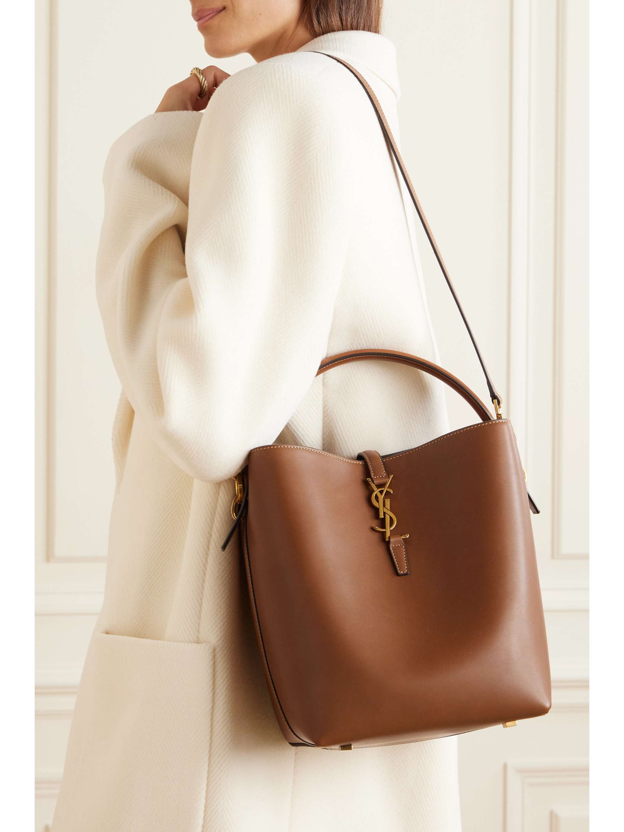 SAINT LAURENT Le 24 leather tote