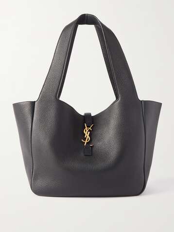 Saint Laurent Cabas Ysl Vinyl Tote Bag