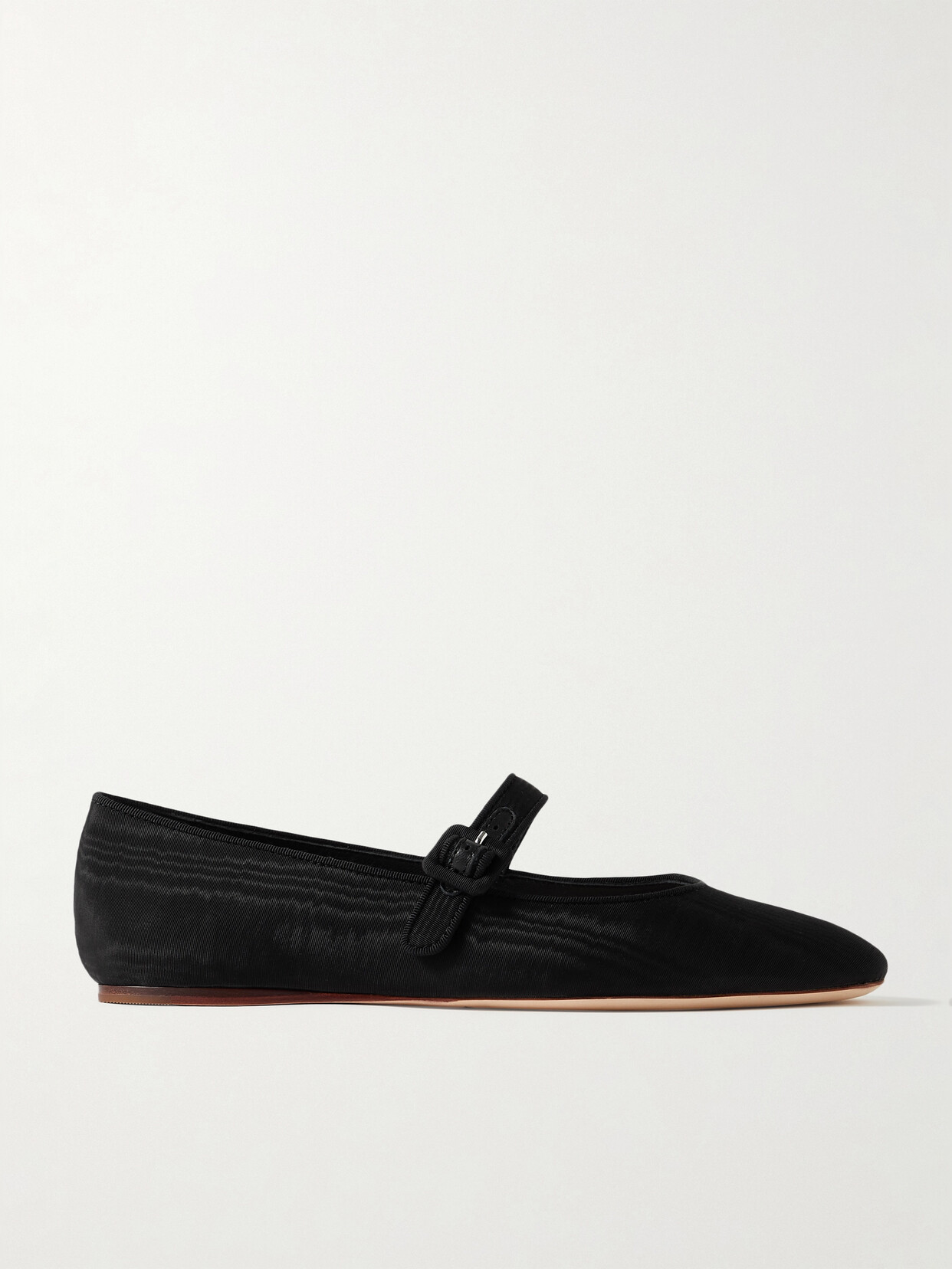 Loeffler Randall - Ginger Moiré Mary Jane Ballet Flats - Black