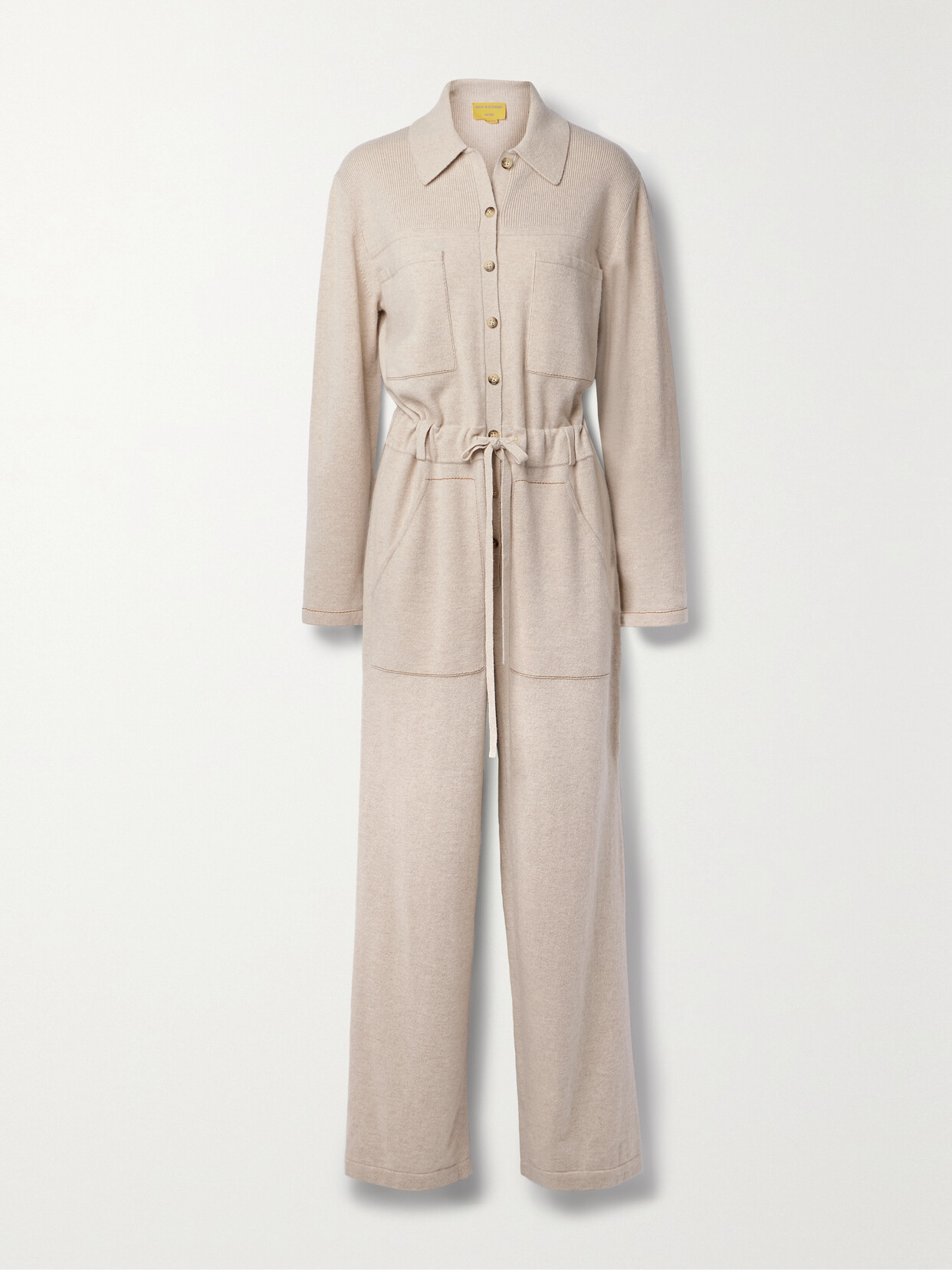 Guest In Residence - Everywear Cashmere Jumpsuit - Neutrals