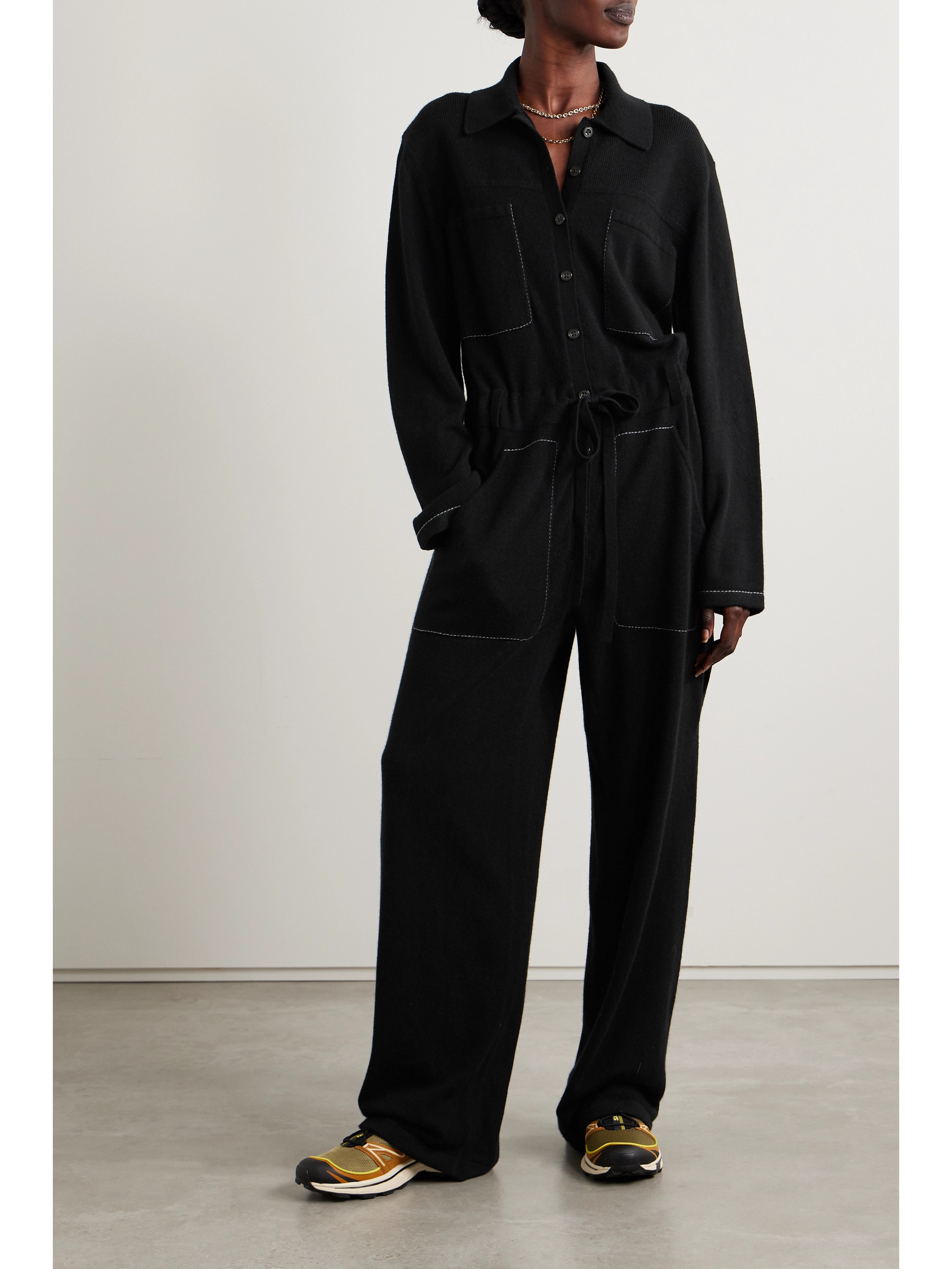 Guest In Residence Everywear cashmere jumpsuit thumbnail